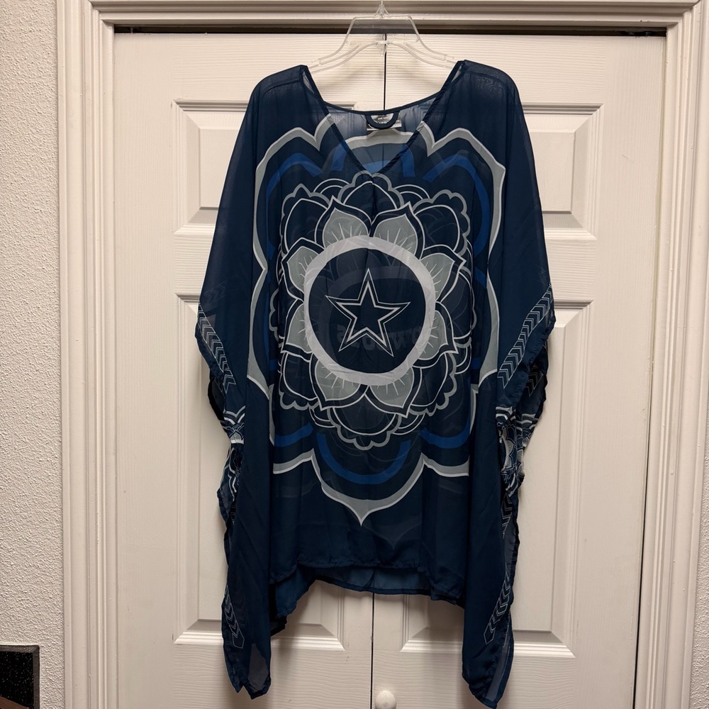 Dallas Cowboys Caftan Shirt, NFL Licensed